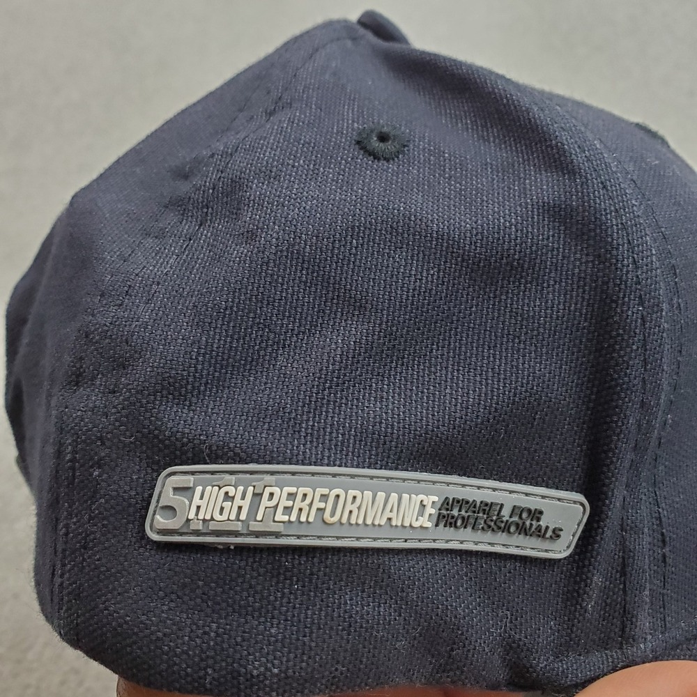 511 Tactical Men Baseball Cap ONE SIZE Navy Curved Strapback Embroidered Logo - Picture 8 of 8